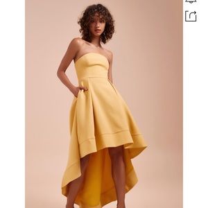 C/MEO Collective Entice Honey Strapless Dress